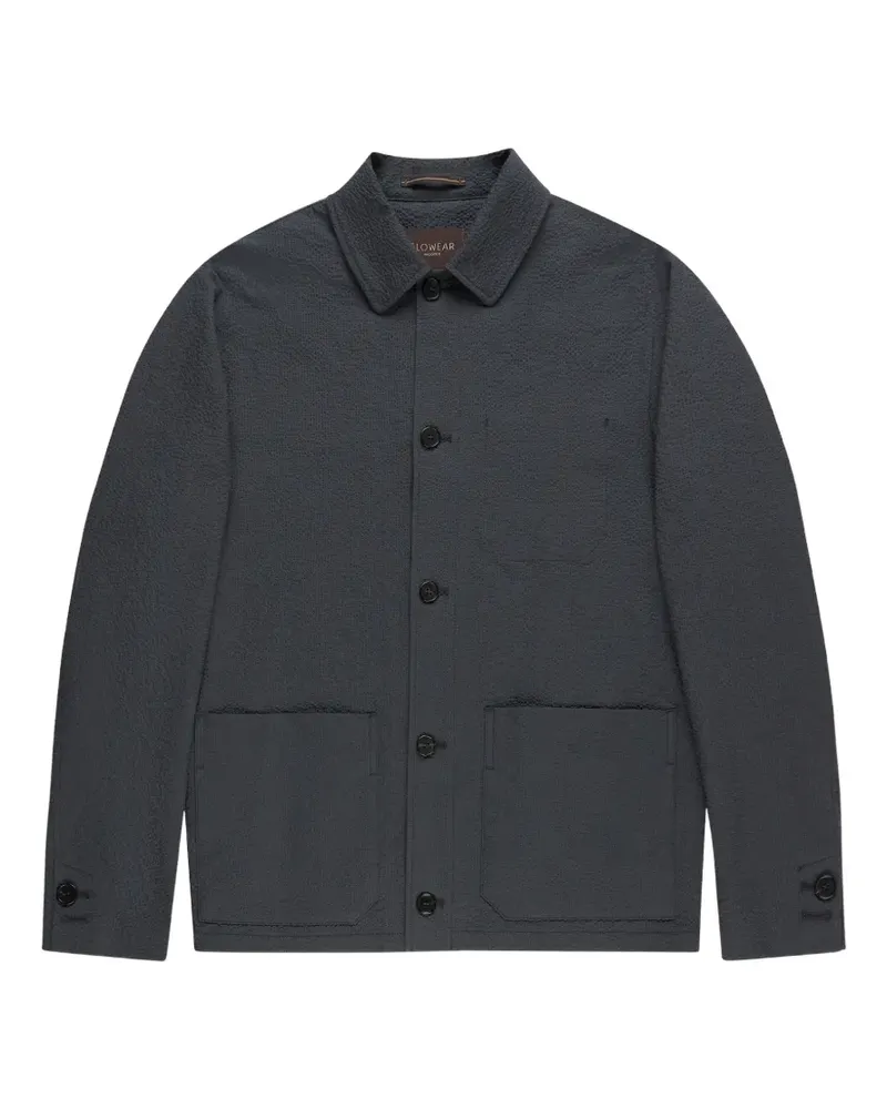 Incotex Jacke aus Seersucker - Grau Grau