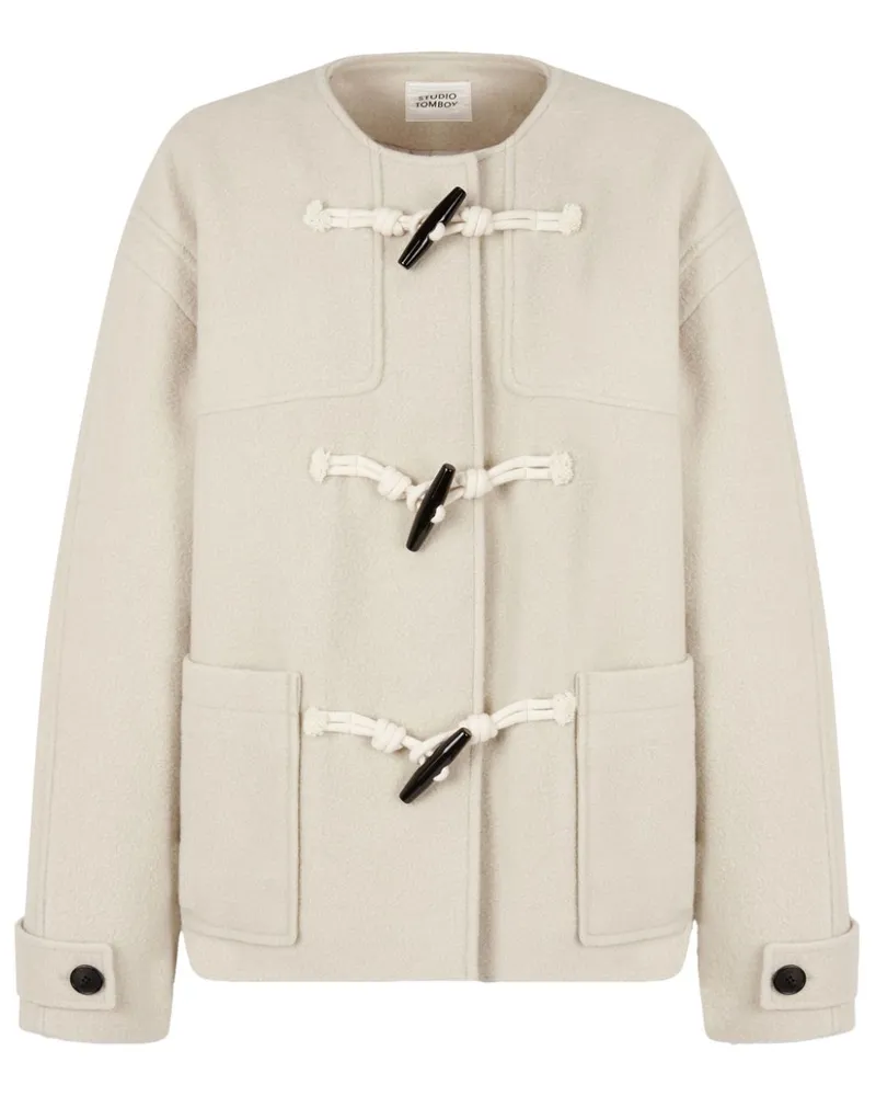 STUDIO TOMBOY Kragenlose Jacke - Nude Nude