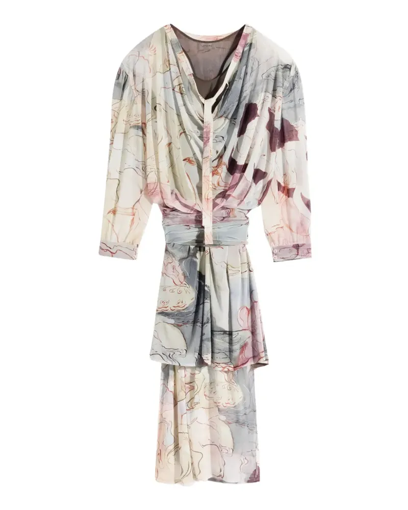 Christophe Lemaire Kleid mit drapierten Akzenten - Nude Nude