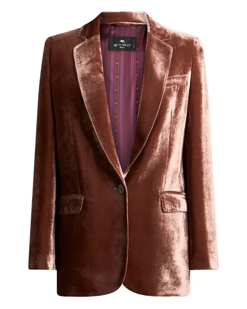 Etro Einreihiges Sakko - Rosa Rosa