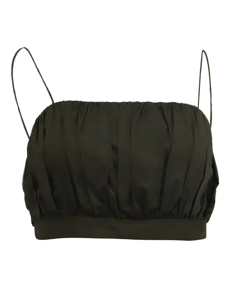 Matteau Cropped-Top mit Karree-Ausschnitt - Grün Grün