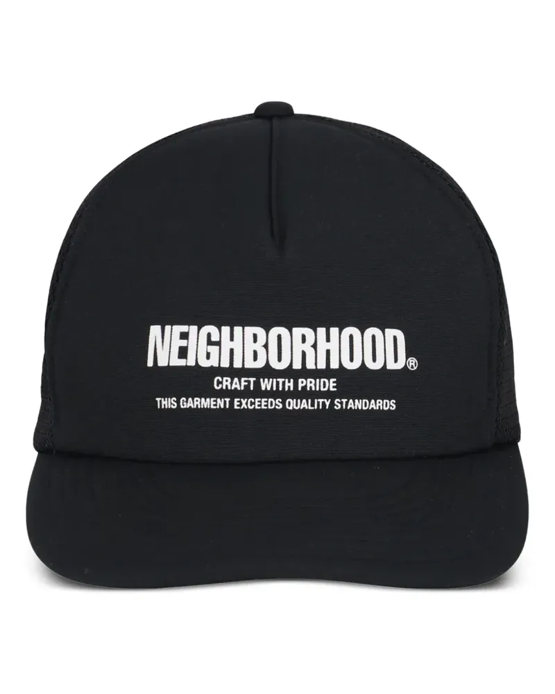 Neighborhood Baseballkappe mit Logo-Print - Schwarz Schwarz