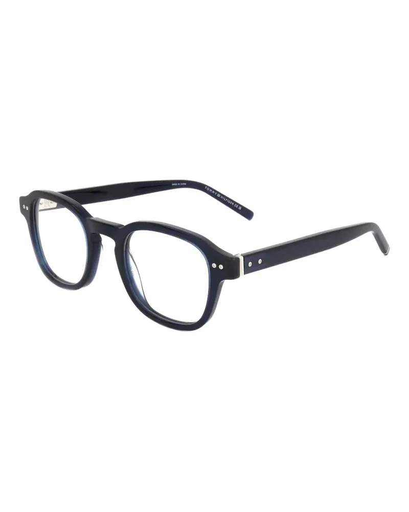 Tommy Hilfiger Brille mit geometrischem Gestell - Blau Blau