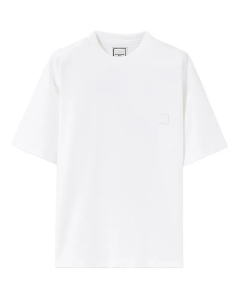 Wooyoungmi abstract-print T-shirt - Weiß Weiß