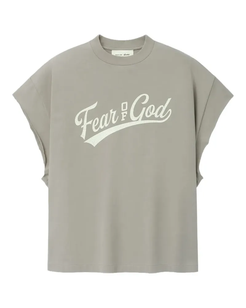 Fear of God T-Shirt mit Logo-Print - Grau Grau