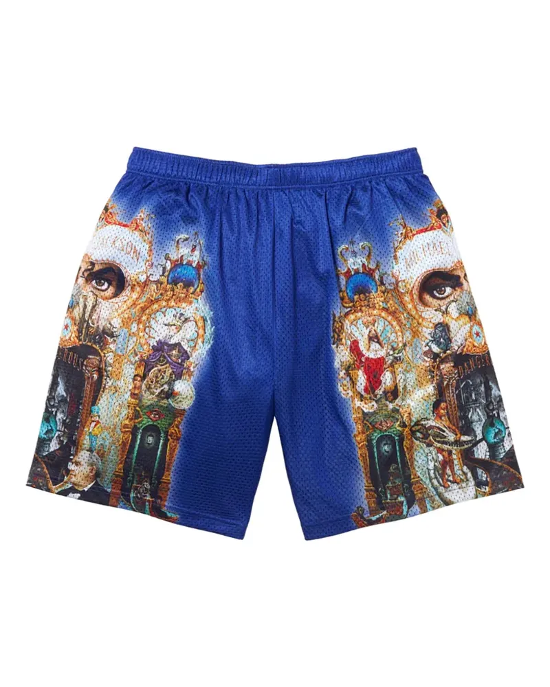 Supreme Being x Michael Jackson® Dangerous mesh short - Blau Blau