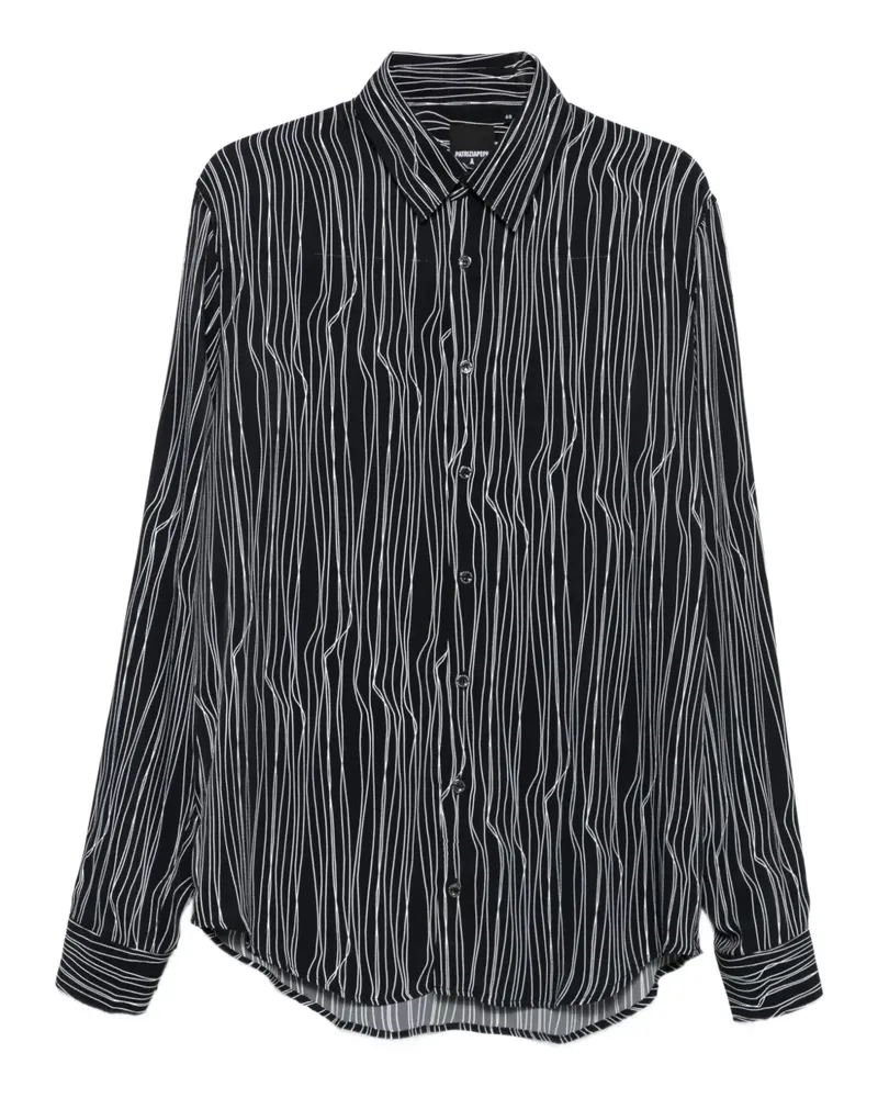 Patrizia Pepe Hemd mit grafischem Print - Schwarz Schwarz