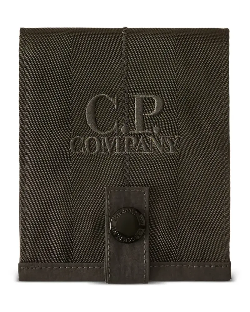 C.P. Company Portemonnaie mit Logo-Stickerei - Grau Grau
