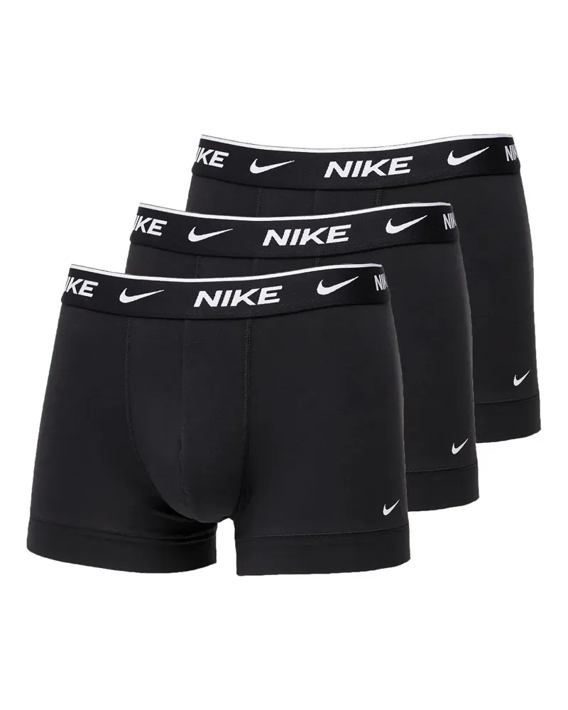 Nike Dri-FIT Boxershorts mit Logo-Bund (3er-Pack) - Schwarz Schwarz
