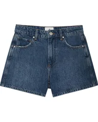 Anine Bing Dalton Jeans-Shorts mit hohem Bund Blau