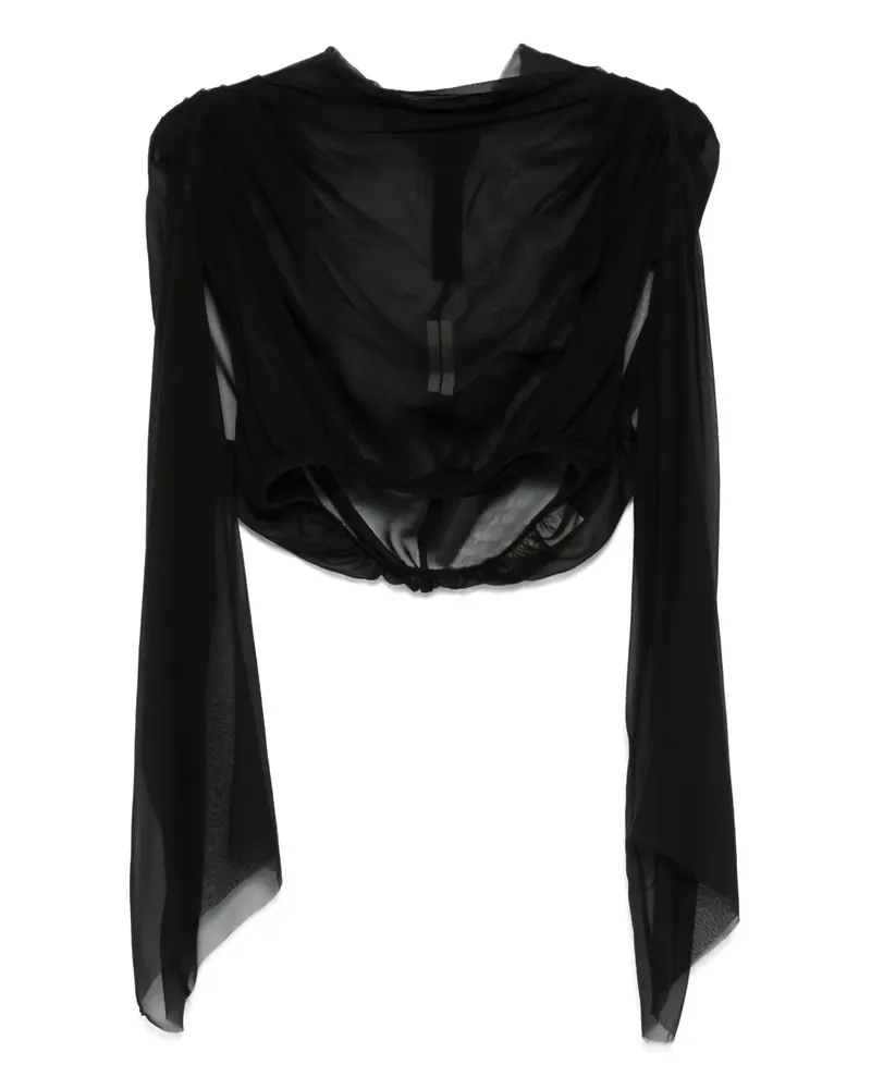 Rick Owens Claudette Oberteil - Schwarz Schwarz