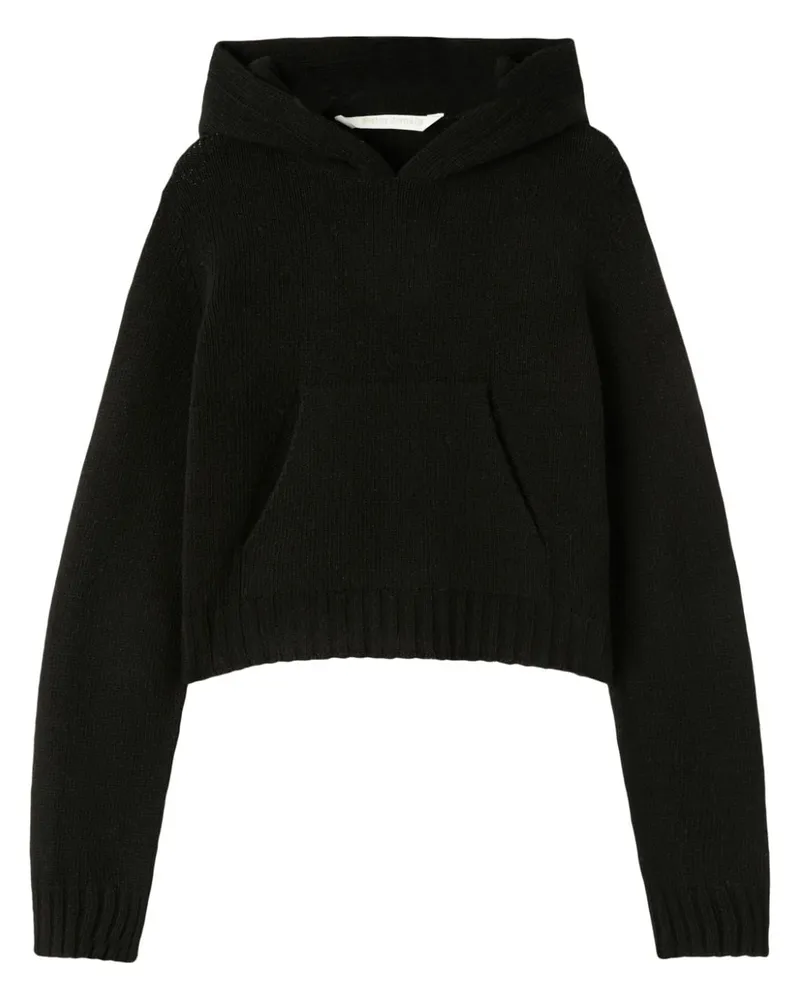 Palm Angels Kapuzenpullover mit Bogen-Logo - Schwarz Schwarz