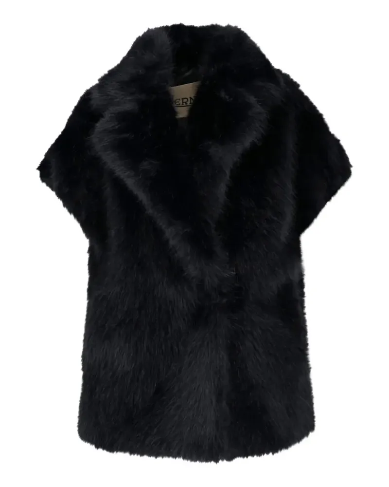 Herno Kurzärmeliger Mantel - Schwarz Schwarz