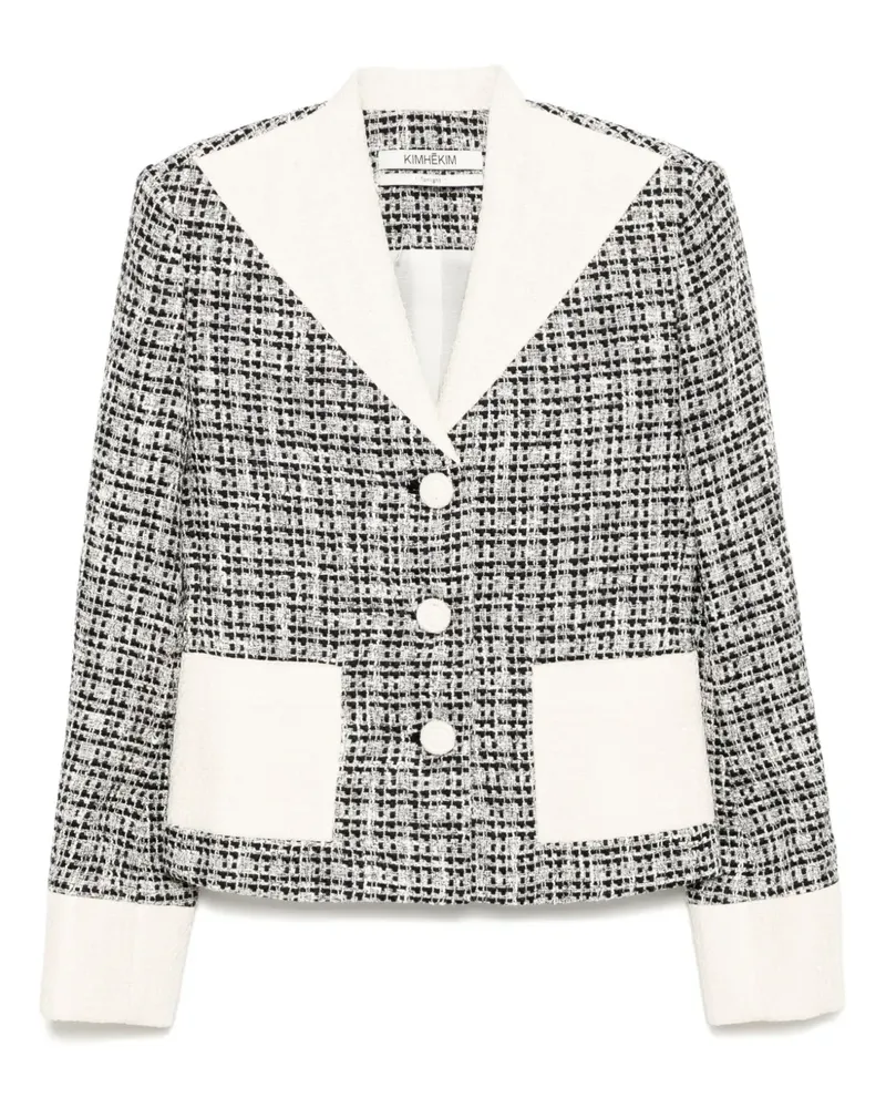 KIMHEKIM Malevich Jacke aus Tweed - Schwarz Schwarz