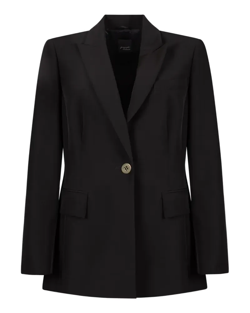 Marina Rinaldi Doppelreihiger Blazer - Schwarz Schwarz