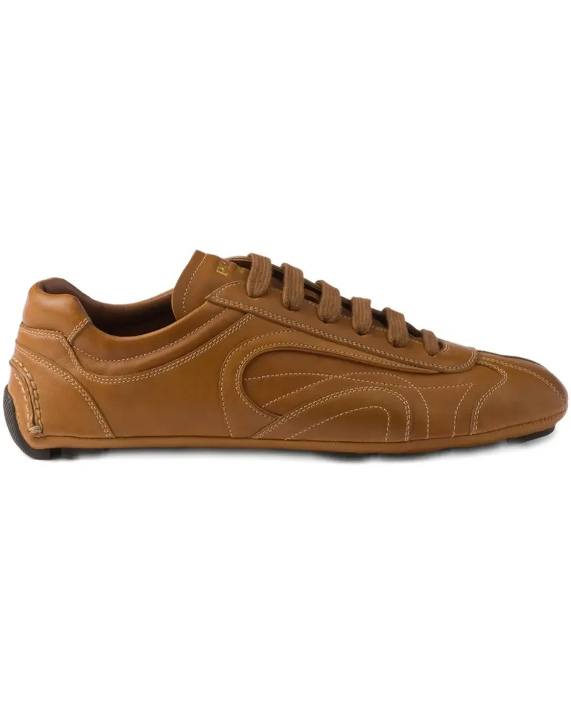Prada Montecarlo Re-edition 2005 Antiqued Sneakers - Braun Braun