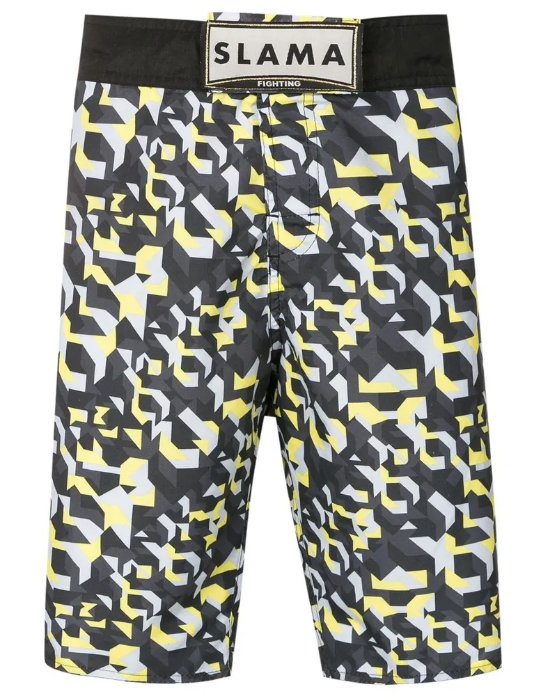 Amir Slama Bermudas mit geometrischem Print - Mehrfarbig Mehrfarbig