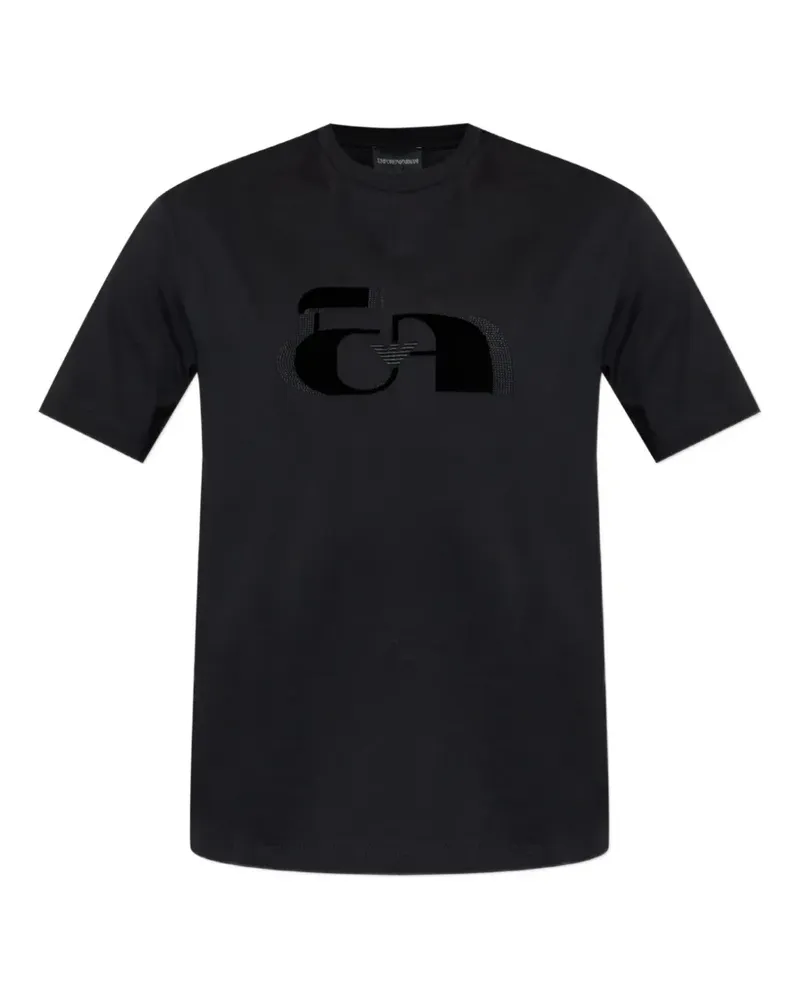 Emporio Armani Schwarzes T-Shirt Schwarz
