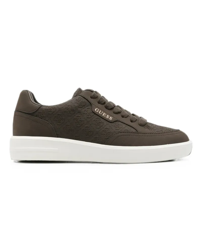 Guess Sneakers mit Logo-Prägung - Braun Braun