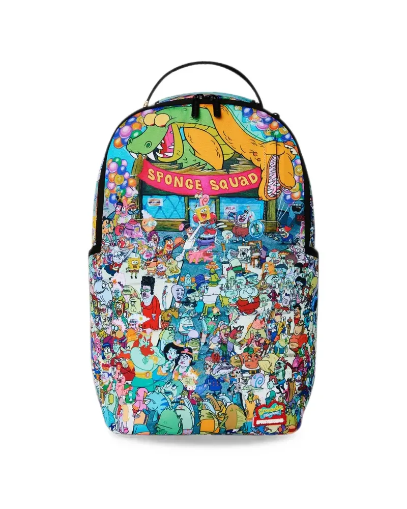 Sprayground x SpongeBob Big Ocean Party Rucksack - Blau Blau