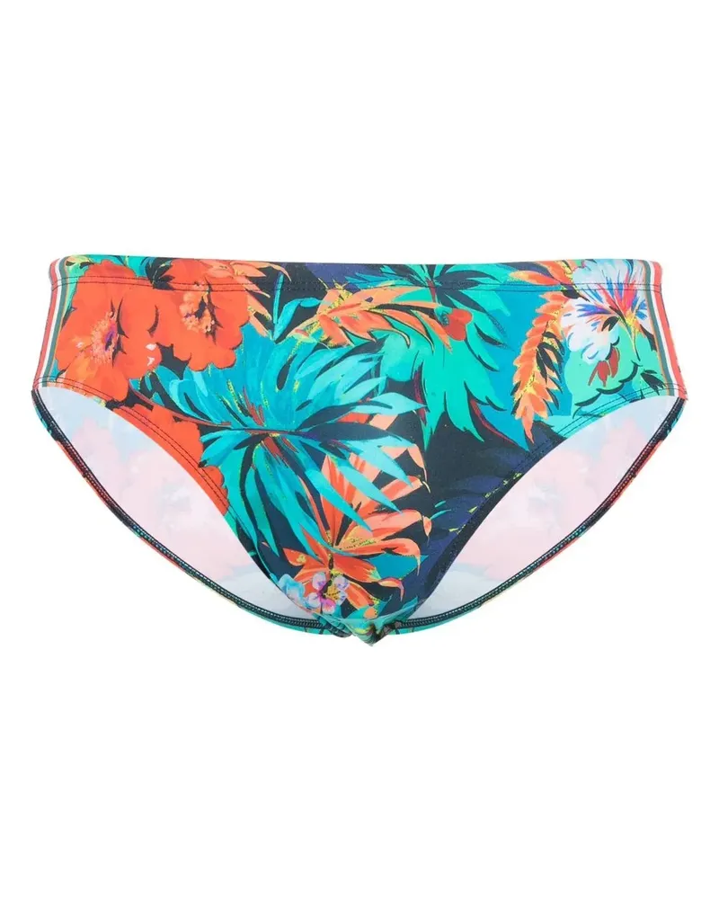 Orlebar Brown Badehose mit Blumen-Print - Orange Orange