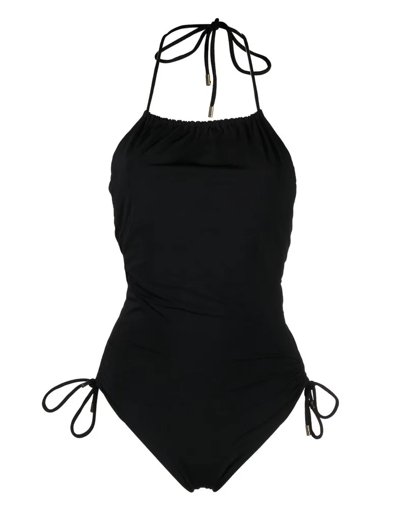 Saint Laurent Badeanzug mit Schnürung - Schwarz Schwarz