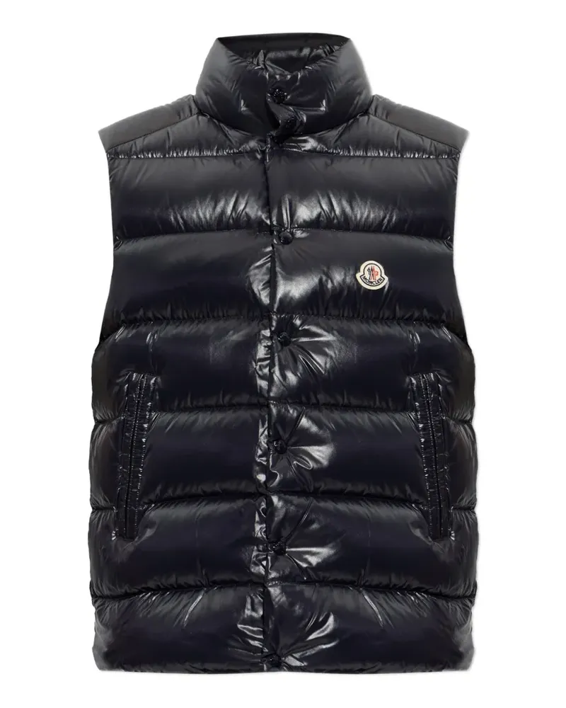 Moncler Tibb high-neck vest - Blau Blau