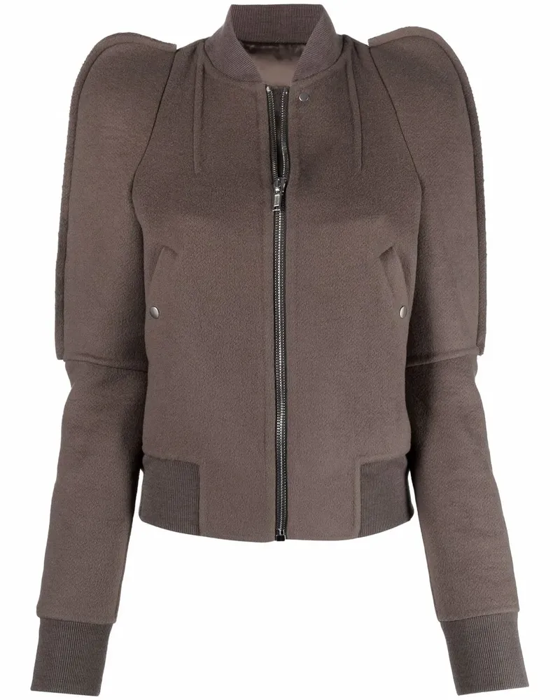 Rick Owens Bomberjacke mit Puffärmeln - Braun Braun
