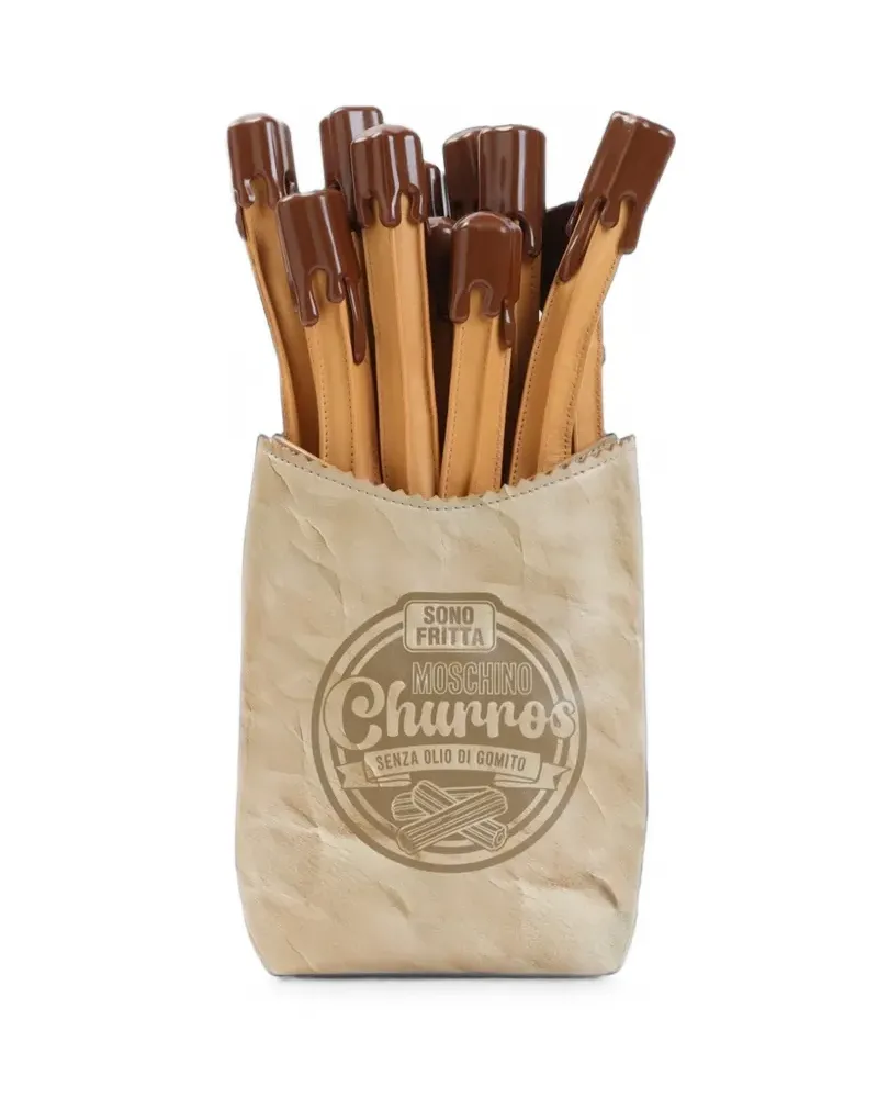 Moschino Churros Tasche - Nude Nude
