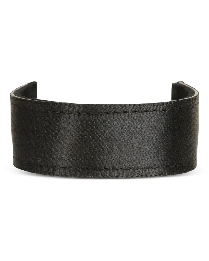 Jennifer Behr Mini satin hairband - Schwarz Schwarz