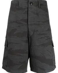 maharishi Cargo-Shorts mit Camouflage-Print Schwarz