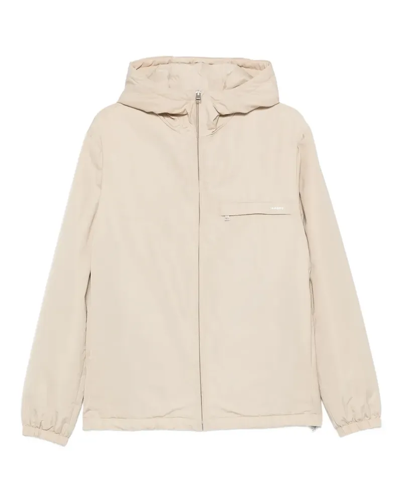 Sandro Jacke mit Logo-Detail - Nude Nude