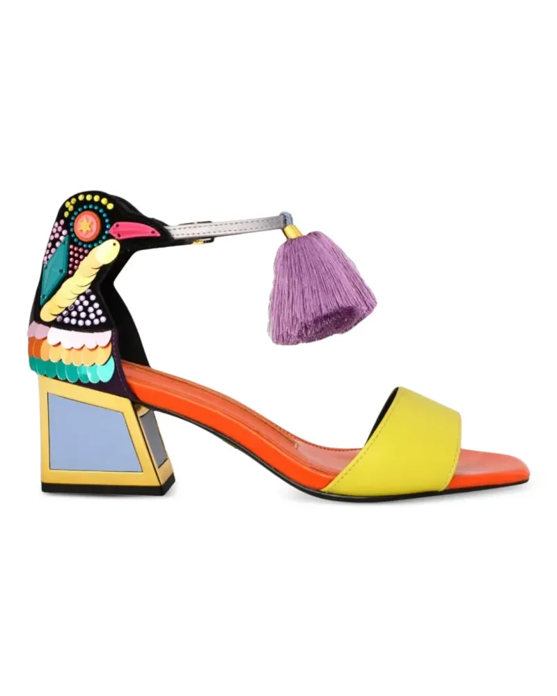Kat Maconie Sandalen mit Vogel-Motiv - Orange Orange