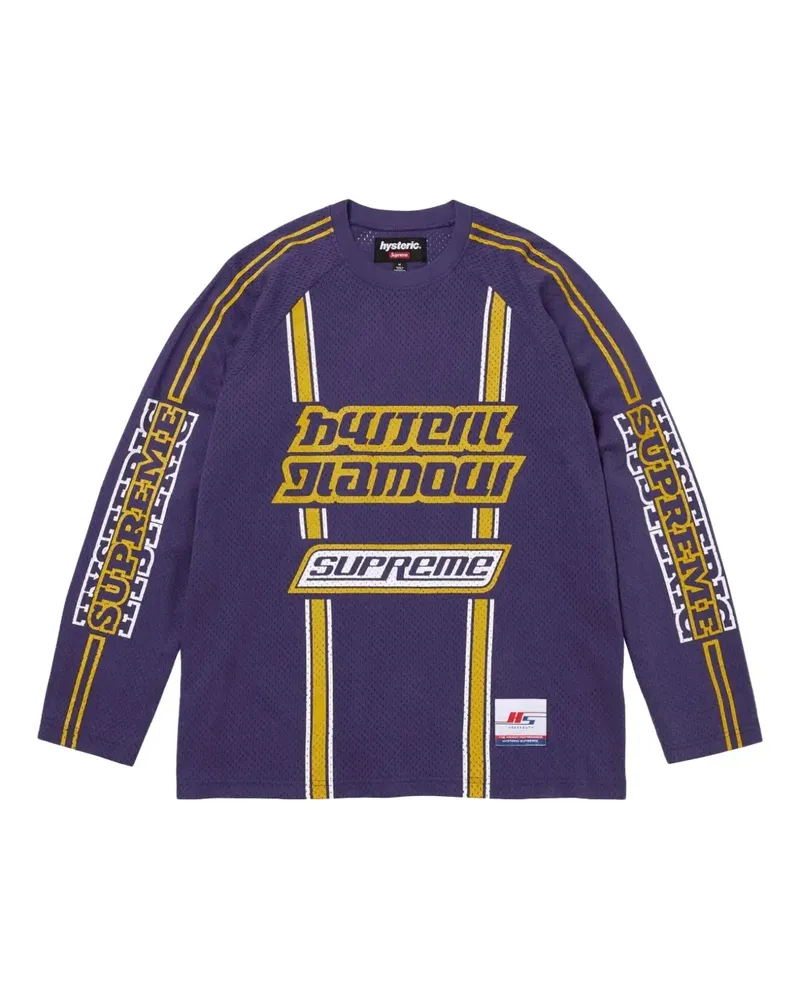 Supreme Being x Hysteric Glamour T-Shirt mit Logo-Print - Violett Violett