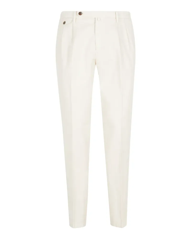 Briglia 1949 pleated trousers - Weiß Weiß