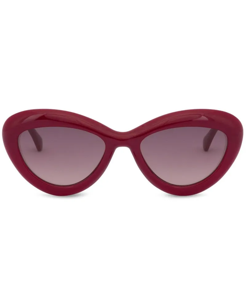 Moschino Inflatable Cat-Eye-Sonnenbrille Rot