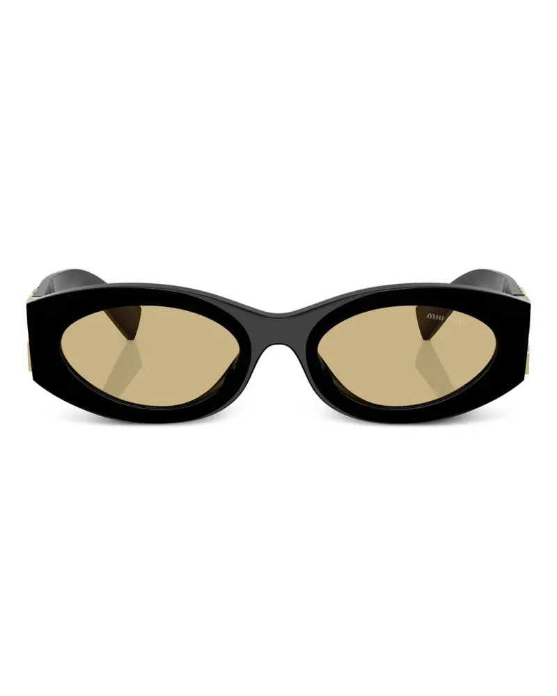 Miu Miu Cat-Eye-Sonnenbrille - Schwarz Schwarz