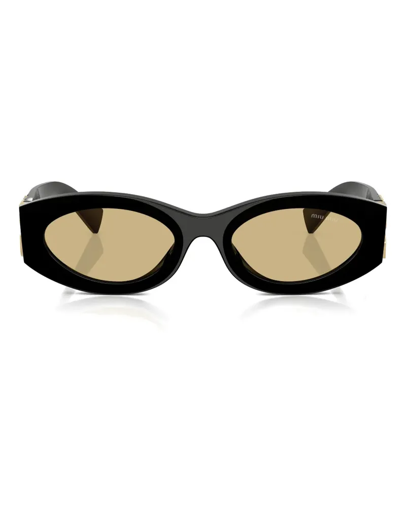 Miu Miu Cat-Eye-Sonnenbrille - Schwarz Schwarz