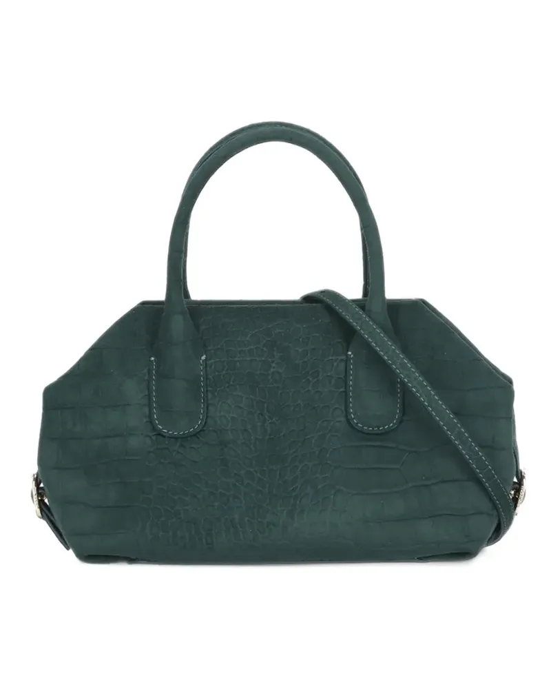 THEMOIRÈ Talia croc-effect tote bag - Grün Grün