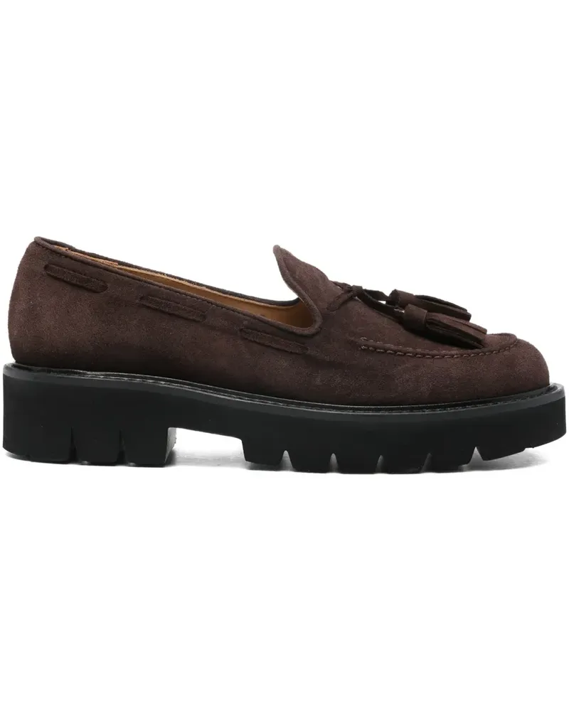 Anna F. Loafer mit Quasten - Braun Braun