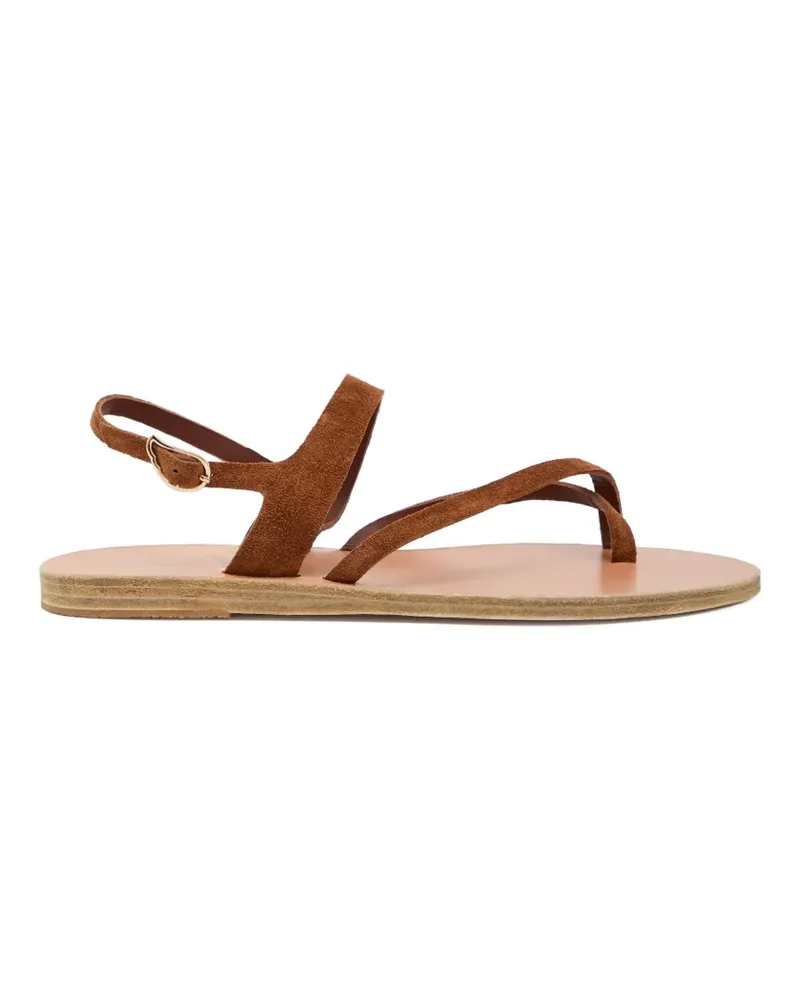 Ancient Greek Sandals Theano suede sandals - Braun Braun