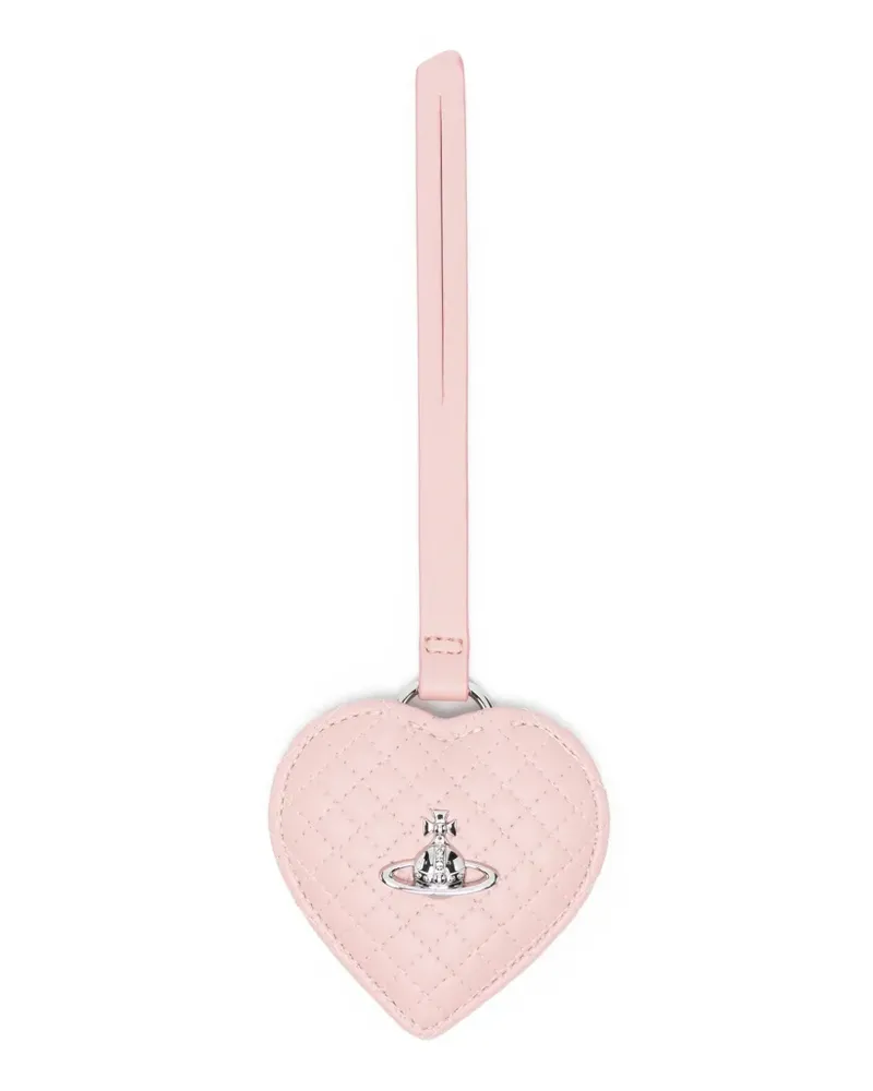 Vivienne Westwood hear-mirror bag charm - Rosa Rosa