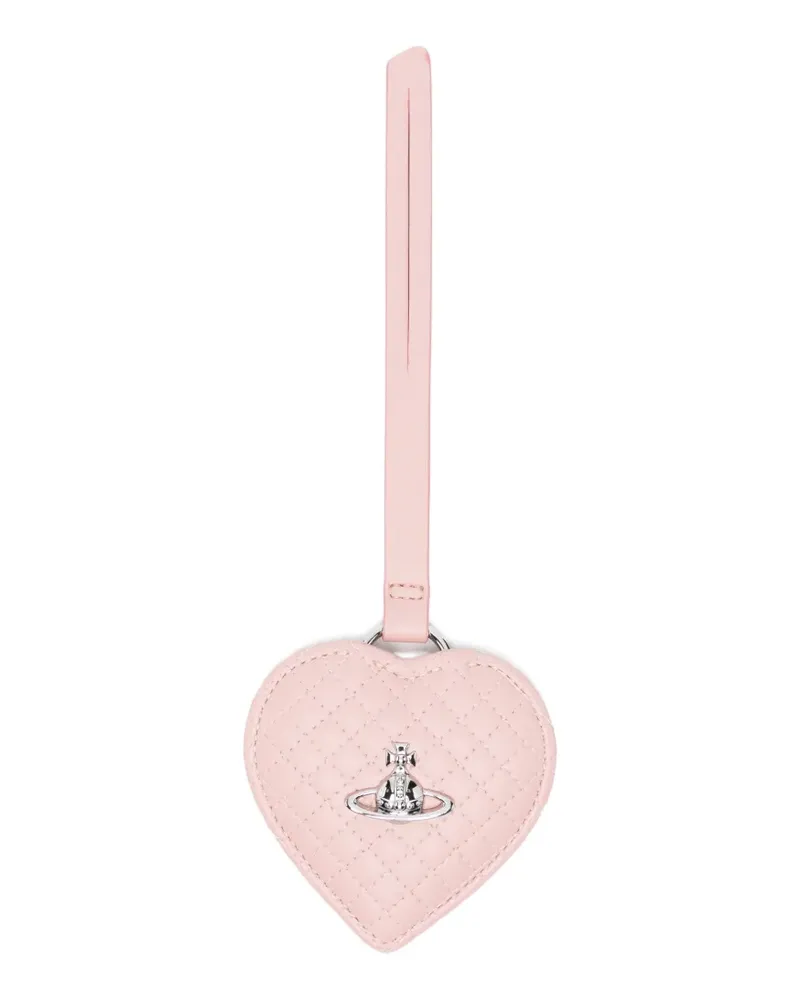 Vivienne Westwood hear-mirror bag charm - Rosa Rosa