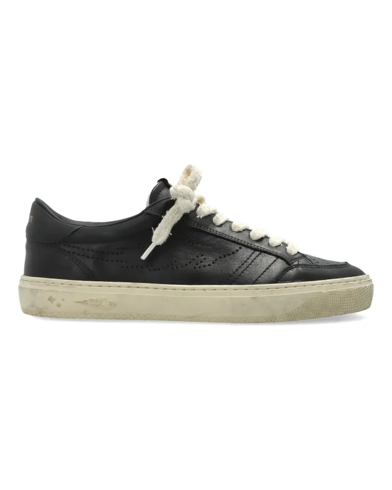 ENTERPRISE JAPAN perforated leather sneakers - Schwarz Schwarz