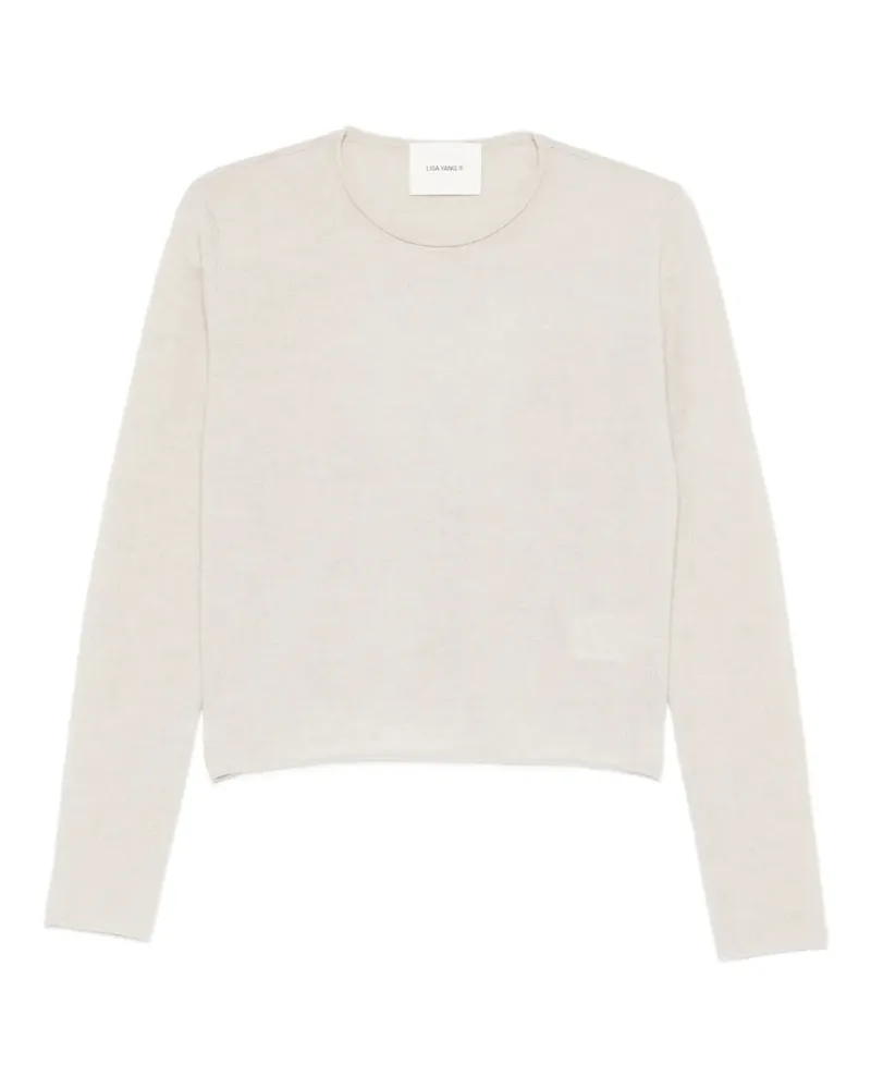 Lisa Yang Ida Pullover mit rundem Ausschnitt - Nude Nude