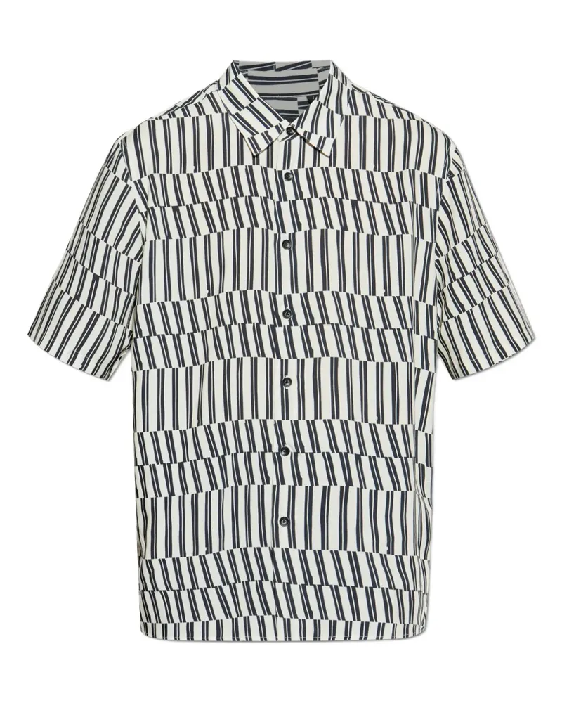 Rag & Bone Gestreiftes Hemd - Blau Blau