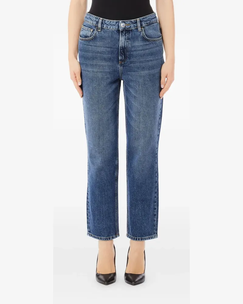 Liu Jo Jeans mit Logo-Patch - Blau Blau