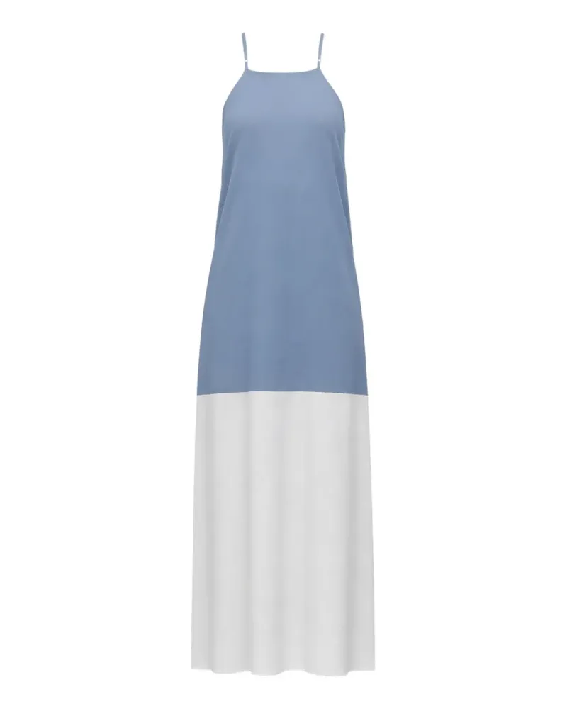 Osklen Superlight maxi dress - Blau Blau