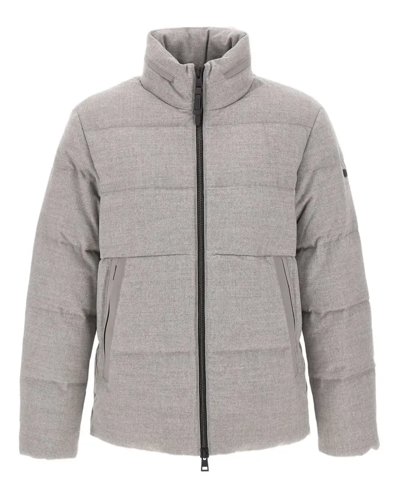 DUNO quilted down jacket - Grau Grau