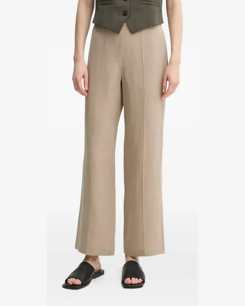 Samsøe & Samsøe Bundfaltenhose mit elastischem Bund - Nude Nude